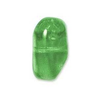 Czech Glass Rock Nugget Beads - Peridot 18mm x 10 Beads