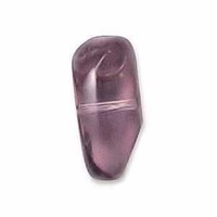 Czech Glass Rock Nugget Beads - Amethyst 18mm x 10 Beads