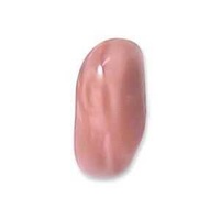 Czech Glass Rock Nugget Beads - Pink Satin 18mm x 10 Beads
