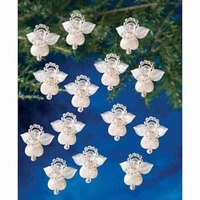 Beaded Ornament Kit - Littlest Angels x 2.125"