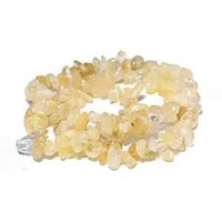 Gemstone Beads - Semi-Precious Chips - 16" Strand x Citrine