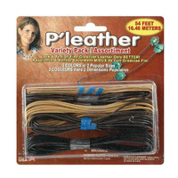 P'Leather Cord - Variety Pack ~ 1mm and 2mm Diameter x 16.46 Metres