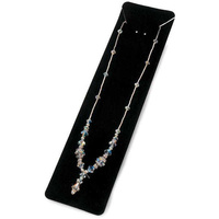 Darice Velvet Flocked Jewellery Display Cards - Black