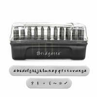 ImpressArt Signature Letter Metal Stamp Set - Bridgette Lowercase x 3mm