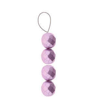Czech Glass Round Fire Polished Beads - Pastel Light Rose 8mm x 19