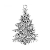 Metal Charm - Antique Silver Large Xmas Tree x 68mm
