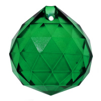 Crystal Sphere - Emerald Green x 30mm
