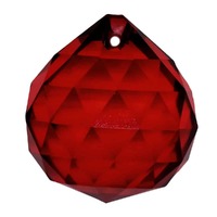Crystal Sphere - Sunset Red x 30mm Factory Seconds