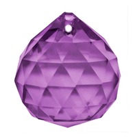 Crystal Sphere - Amethyst x 30mm *Factory Seconds*