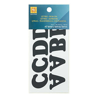 Wrights Iron-On Transfer x Alphabet Navy Uppercase *Factory Seconds*