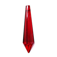 Crystal Icicle Drop - Sunset Red x 60mm