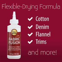 Aleene's Fabric Fusion Glue - Adheres fabrics and embellishments