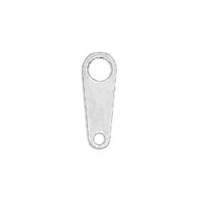 Chain End Tag - Sterling Silver x 9mm