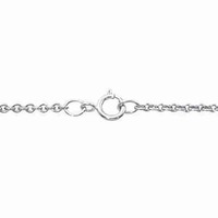 Fine Round Cable Chain Necklace - Silver Filled x 18"