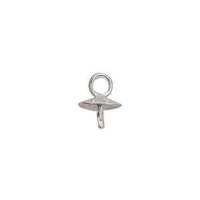 Pearl Cup With Twist Peg - Sterling Silver x 5mm
