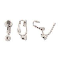 Earring Converter - Silver Plated x 20mm - 1 Pair