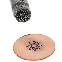 Metal Stamping Tool Steel Design Stamp - Double Star