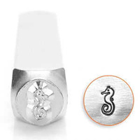 Impressart Metal Stamping Tool - Design Stamp ~ Seahorse x 6mm