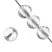 Dazzle-It Ori Crystal Round Rich Cut Beads - Crystal x 8mm