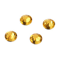 Swarovski Crystal Flat Back Rhinestones - Light Topaz SS20 - 4.8mm x 20