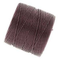 Beadsmith S-Lon Nylon Beading Cord Tex210 - Eggplant x 77 Yards