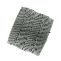 Beadsmith S-Lon Nylon Beading Cord Tex210 - Gunmetal x 77 Yards