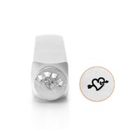 Impressart Metal Design Stamp - Heart With Arrow