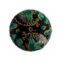 Japanese Porcelain Flatback Round Cabochon - Imperial Charm x 18mm
