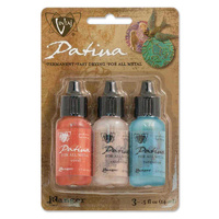 Vintaj Patina Kit By Ranger Inks French Riviera - Add colour to metal & crafts