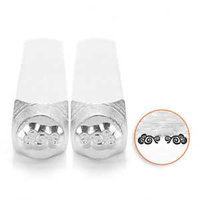 Impressart Metal Design Stamp - Flourish Ends Style N x 6mm