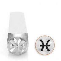 Impressart Metal Stamping Tool - Zodiac Design Stamp ~ Pisces x 6mm