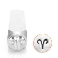 Impressart Metal Stamping Tool - Zodiac Design Stamp ~ Aries x 6mm
