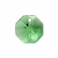 Crystal Octagon - Apple Green x 14mm