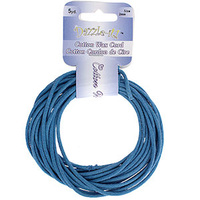 Dazzle-It Cotton Wax Cord - Round Denim x 2mm