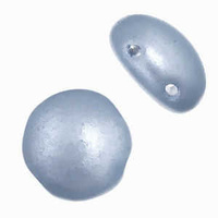 Czech Preciosa Candy Beads - Baby Blue Pearl Pastel 8mm x 22