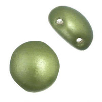 Czech Preciosa Candy Beads - Sage Green Pearl Pastel 8mm x 22