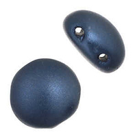 Czech Preciosa Candy Beads - Navy Blue Pearl Pastel 8mm x 22