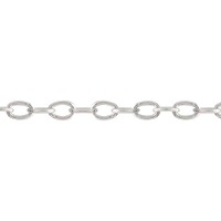 Round Cable Chain Link - Sterling Silver 1x1mm - Per Foot (30cm)