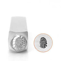 Impressart Metal Design Stamp - Fingerprint