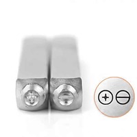 Impressart Metal Design Stamp - Screw Heads - Pack Of 2