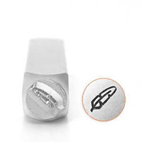 Impressart Metal Stamping Tool - Design Stamp Feather Style 1 x 6mm