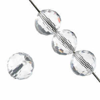 Dazzle-It Ori Crystal Round Rich Cut Beads - Crystal x 10mm