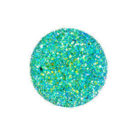 Sew-On Beads - Round Resin Sugar Stone Peacock Blue - Pack Of 10