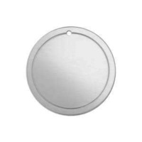 Metal Stamping Blank 18ga Alkeme Border Circle Tag x 31mm *Factory Seconds*