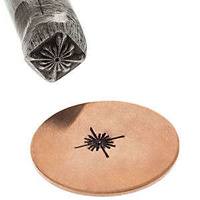 Metal Stamping Tool - Specialty Steel Design Stamp ~ Starburst x 5mm