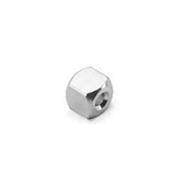 Metal Stamping Blank - Aluminum 3D Cube Bead