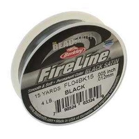 Fireline Braided Bead Thread - 0.005" Diameter 4Lb Black