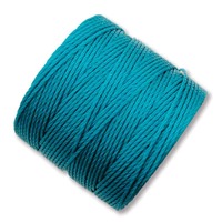 Beadsmith S-Lon Nylon Beading Cord Tex210 - Teal x 77 Yards