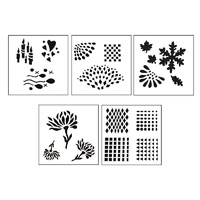 Design Stencils For Enameling - Reflections x 5 Piece