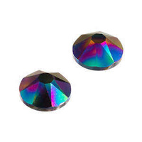 Swarovski Crystal Flat Back Rhinestones - Crystal Rainbow Dark SS16 - 4mm x 20